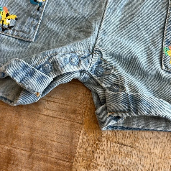 NWOT Disney Character Denim Overall Outfit 18m - Picture 6 of 9